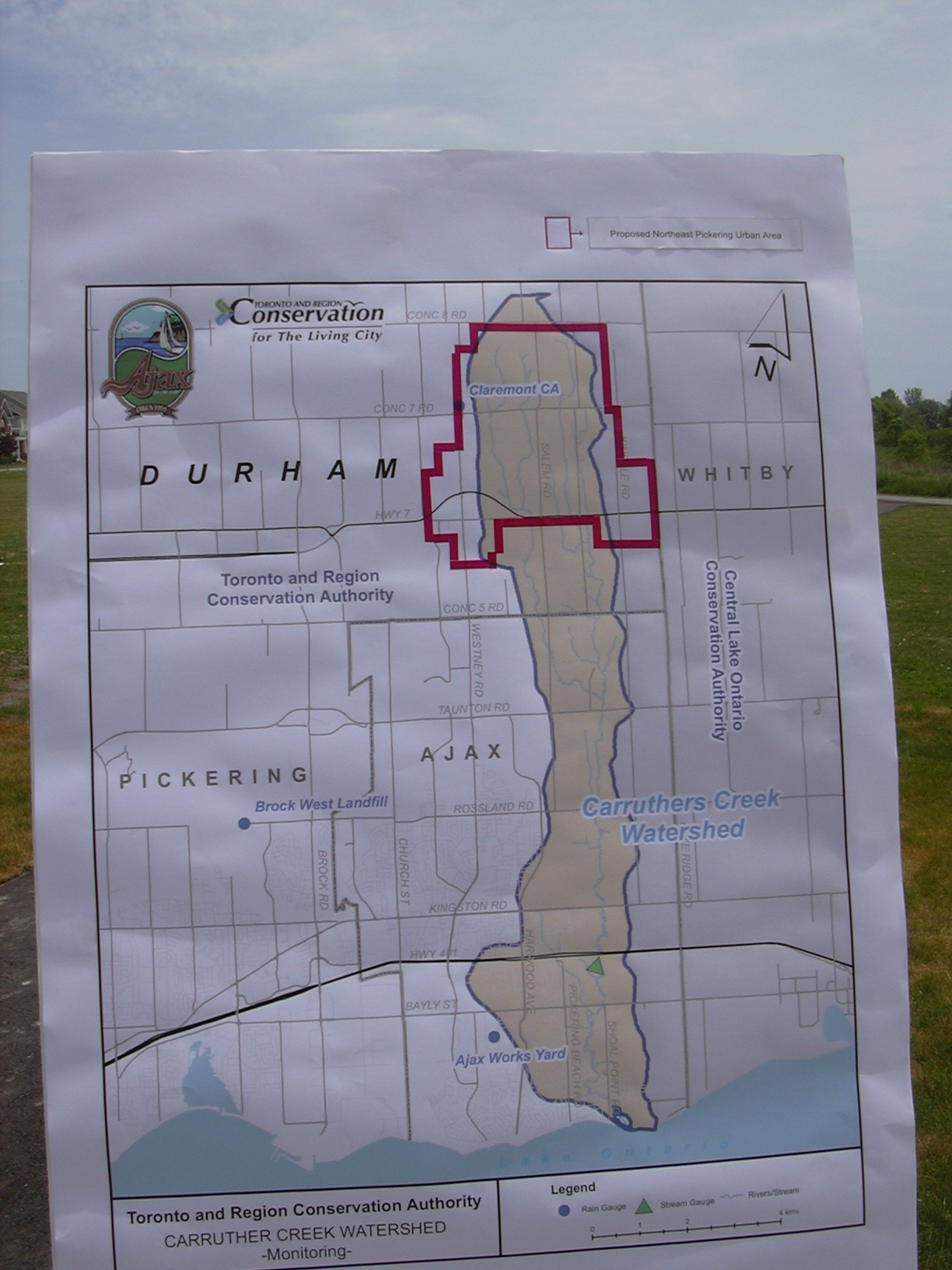map of threatend Carruthers Creek